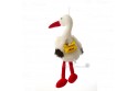 Embroidered Stork plush