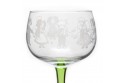  6 Alsace's wine glasses "3 GRAPPES" (4 grapes) decor