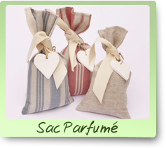 Sac parfum� bleu kelsch