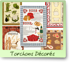Torchons d�cor�s Beauvill�