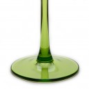 6 verres &agrave; vin blanc d'Alsace, motif vignoble