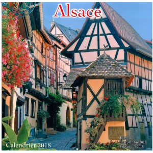 Calendrier "L'Alsace Enchantée 2018" de Ratkoff (30cm x 30cm)